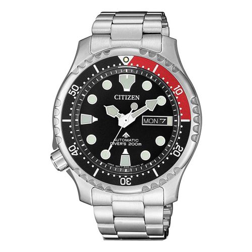 Ανδρικό Ρολόι Citizen Promaster Diver΄s Automatic με Μπρασελέ απο Ανοξείδωτο Ατσάλι NY0085-86EE