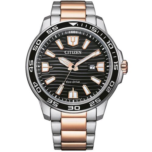 Ανδρικό Ρολόι Citizen  Eco Drive με Μπρασελέ απο Ανοξείδωτο Ατσάλι AW1524-84E