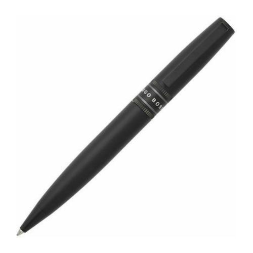 Στυλό Hugo Boss Ball Point Illusion Gear σε Μαύρο Χρώμα από Ορείχαλκο HSV2124A