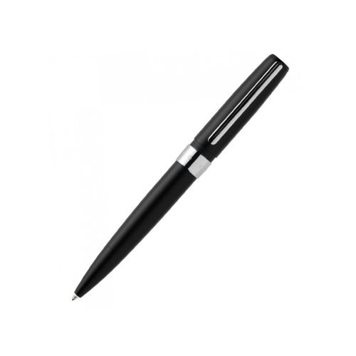 Στυλό Ballpoint Hugo Boss Halo Chrome σε Μαύρο Ματ Χρώμα HSR0894B