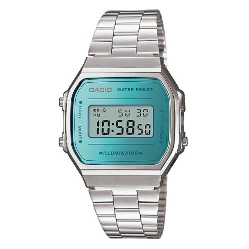 Ρολόι Casio Iconic Vintage με Μπρασελέ απο Ανοξείδωτο Ατσάλι A168WEM-2EF