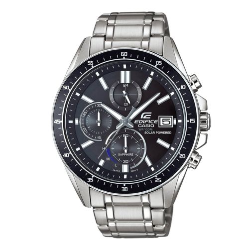 Αντρικό Ρολόι Casio Edifice Chronograph Ηλιακό με Μπρασελέ από Ανοξείδωτο Ατσάλι EFS-S510D-1AVUEF