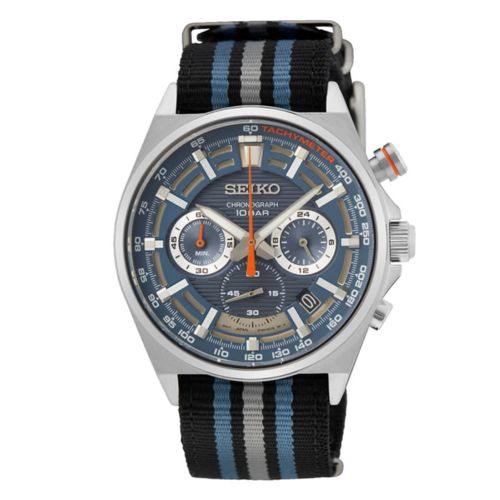 Ρολόι Seiko Racing Sports με Nylon Λουράκι και Χρονογράφο SSB409P1