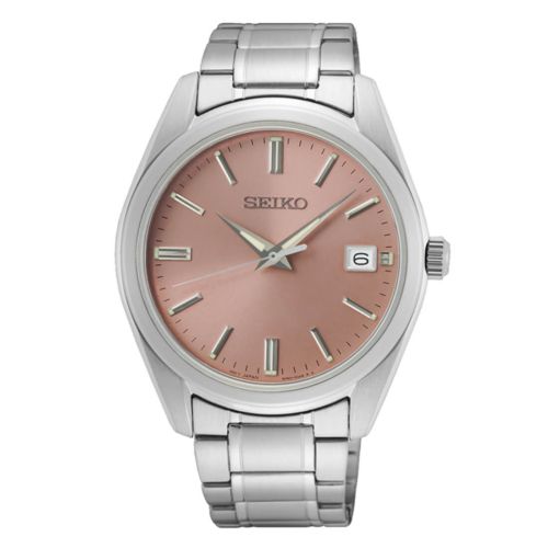 Ανδρικό Ρολόι Seiko Essential με Μπρασελέ απο Ανοξείδωτο Ατσάλι SUR523P1