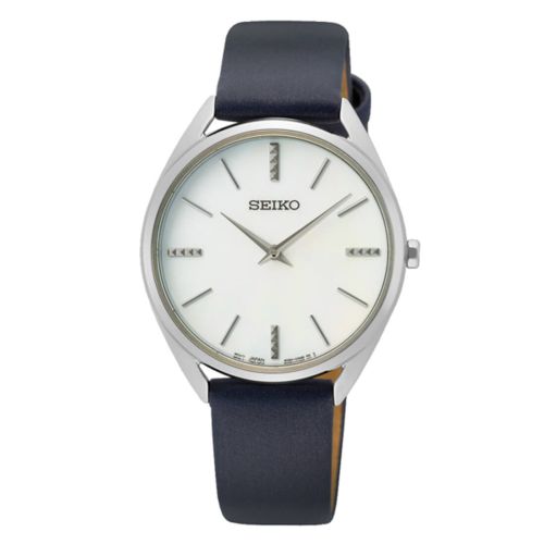 Γυναικείο Ρολόι Seiko Conceptual Series με Δερμάτινο Λουράκι SWR079P1