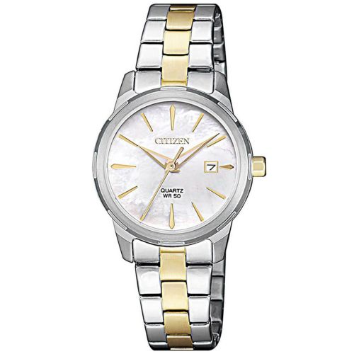 Γυναικείο Ρολόι Citizen Elegance Two Tone με Μπρασελέ απο Ανοξείδωτο Ατσάλι EU6074-51D