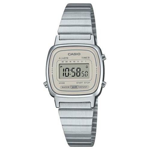 Ρολόι Casio Vintage με Μπρασελέ απο Ανοξείδωτο Ατσάλι LA-670WEA-8AEF