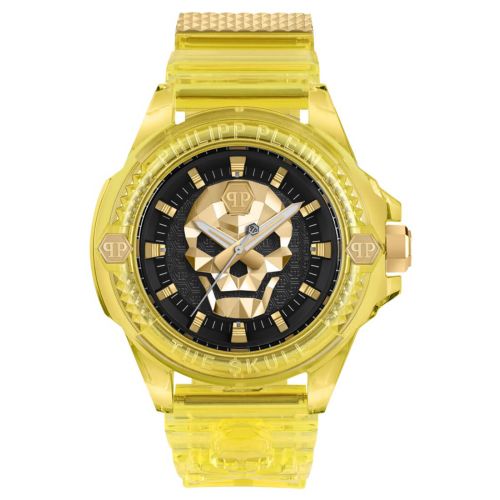 Ρολόι Philipp Plein The Skull από Ανοξείδωτο Ατσάλι με Λουράκι PWWAA0123