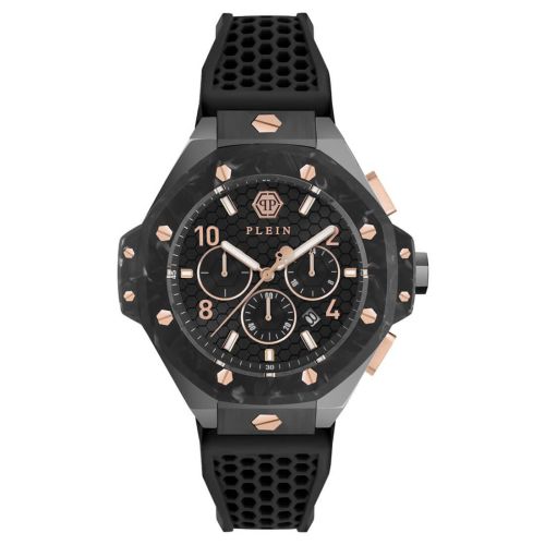 Ρολόι Philipp Plein Chrono Royal από Ανοξείδωτο Ατσάλι με Λουράκι Σιλικόνης PWPRA0524