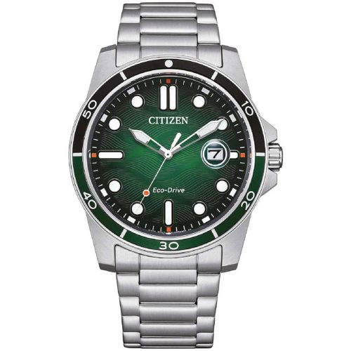 Ανδρικό Ρολόι Citizen Eco Drive με Μπρασελέ από Ανοξείδωτο Ατσάλι AW1811-82X