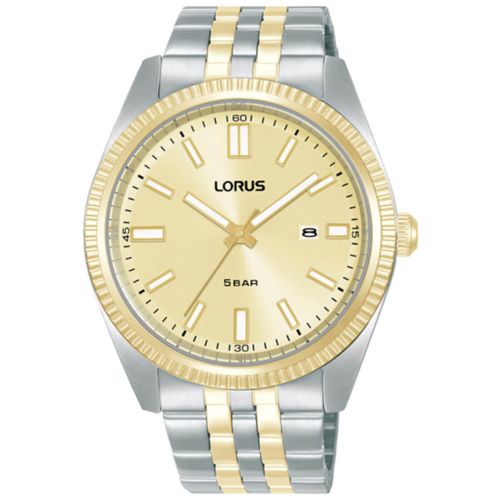 Ανδρικό Ρολόι Lorus Classic Two Tone με Μπρασελέ από Ανοξείδωτο Ατσάλι RH972QX9