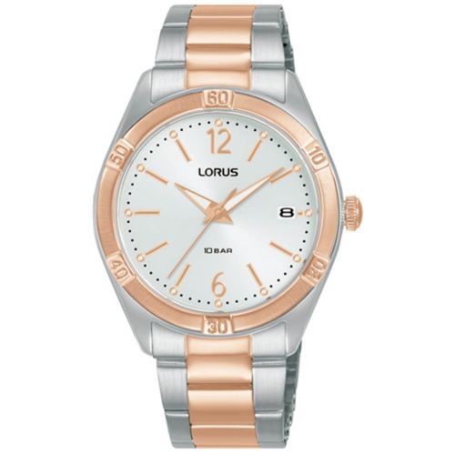 Γυναικείο Ρολόι Lorus Classic Two Tone από Ανοξείδωτο Ατσάλι RH982QX9