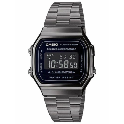 Ρολόι Casio Vintage με Μπρασελέ απο Ανοξείδωτο Ατσάλι A168WEGG-1BEF