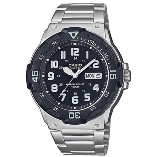 Ρολόι Casio Standard με Μπρασελέ από Ανοξείδωτο Ατσάλι MRW-200HD-1BVEF