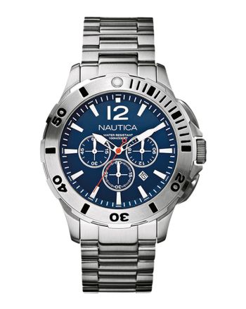 Ρολόι Nautica BFD 101 Quartz από Ανοξείδωτο Ατσάλι με Χρονογράφο A19582G