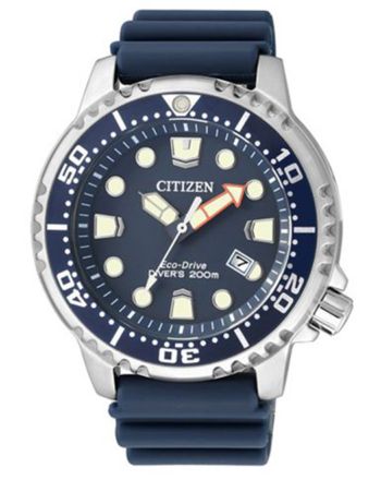 Citizen Ρολόι Promaster Diver΄s Eco Drive με Λουράκι από Καουτσκούκ BN0151-17L