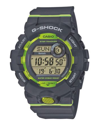 Ρολόι Casio G-Shock Quartz με Γκρι Λουράκι Ρητίνης GBD-800-8ER