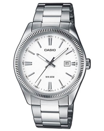 Ανδρικό Ρολόι Casio με Μπρασελέ απο Ανοξείδωτο Ατσάλι MTP-1302PD-7A1VEF