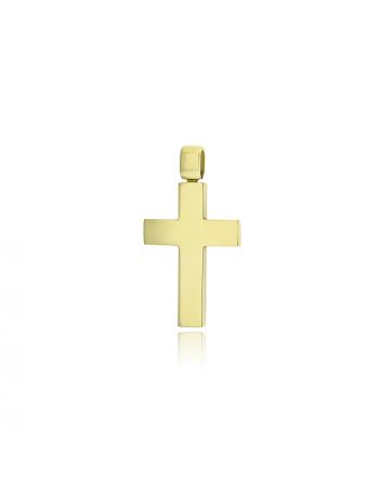 Σταυρός Βάπτισης για Αγόρι Val΄Oro Σκέτος από Κίτρινο Χρυσό Κ14 039736