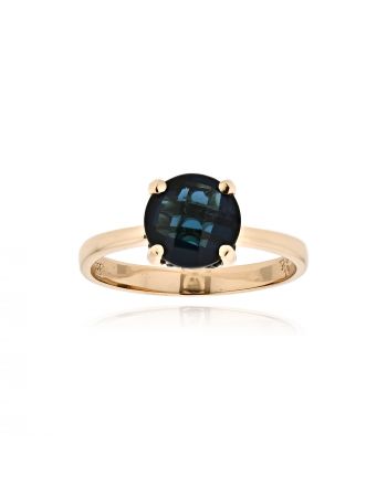 Δαχτυλίδι από Ροζ Χρυσό 14 Καρατίων με Πέτρες Ζιργκόν 040642