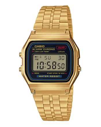 Ρολόι Casio Iconic Vintage με Μπρασελέ απο Ανοξείδωτο Ατσάλι A159WGEA-1EF