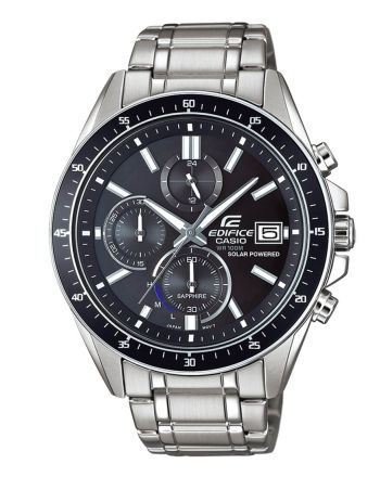 Αντρικό Ρολόι Casio Edifice Chronograph Ηλιακό με Μπρασελέ από Ανοξείδωτο Ατσάλι EFS-S510D-1AVUEF