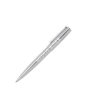 Στυλό Hugo Boss Ballpoint Label Chrome με Μπλε Μελάνι HSH2094B