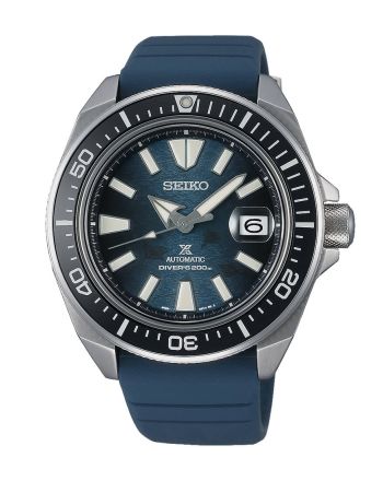 Ρολόι Seiko Prospex Save the Ocean King Samurai Automatic με Λουράκι από Σιλικόνη SRPF79K1