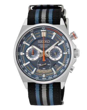 Ρολόι Seiko Racing Sports με Nylon Λουράκι και Χρονογράφο SSB409P1