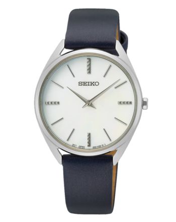 Γυναικείο Ρολόι Seiko Conceptual Series με Δερμάτινο Λουράκι SWR079P1