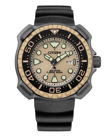 Citizen Ρολόι Promaster Diver΄s Super Titanium Eco Drive με λουράκι από Καουτσκούκ BN0226-10P