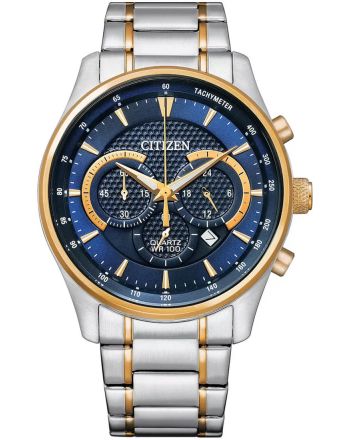 Citizen Ρολόι Two Tone Chronograph με Μπρασελέ από Ανοξείδωτο Ατσάλι AN8194-51L