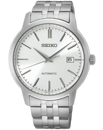 Ρολόι Seiko Essential Time Αυτόματο με Μπρασελέ από Ανοξείδωτο Ατσάλι SRPH85K1