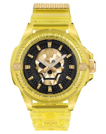 Ρολόι Philipp Plein The Skull από Ανοξείδωτο Ατσάλι με Λουράκι PWWAA0123