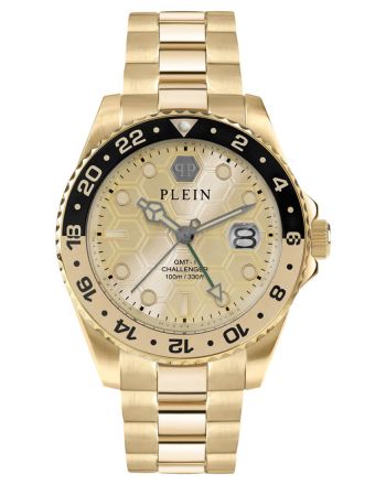 Ρολόι Philipp Plein GMT Challenger από Ανοξείδωτο Ατσάλι με Μπρασελέ PWYBA0423