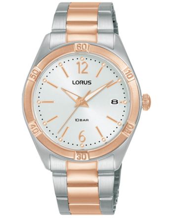 Γυναικείο Ρολόι Lorus Classic Two Tone από Ανοξείδωτο Ατσάλι RH982QX9