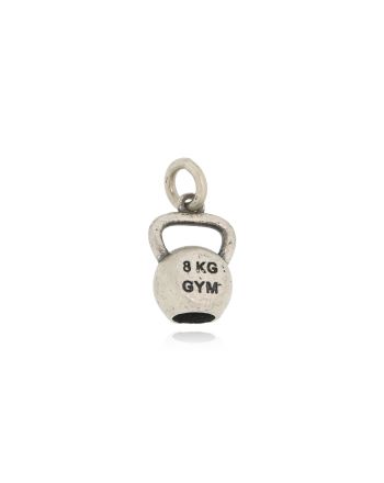 Μενταγιόν Αλτήρας Βαράκι Kettlebell από Ασήμι 925 043478